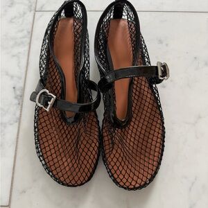 Black Mesh Women's Shoes